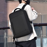 双肩包男士出差商务版17寸电脑包大容量背包休闲旅行双肩背包